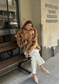 North Faux Fur Coat