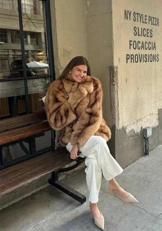 North Faux Fur Coat