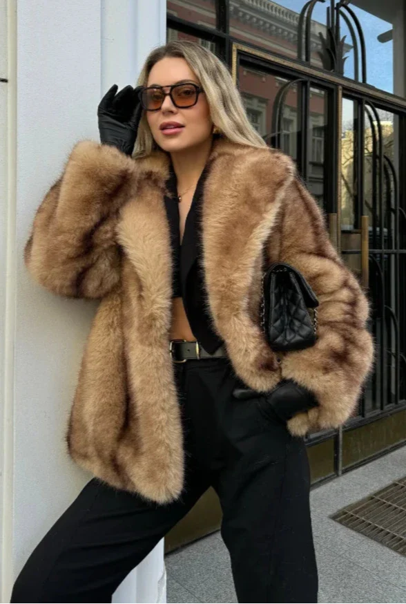 North Faux Fur Coat