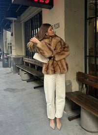 North Faux Fur Coat