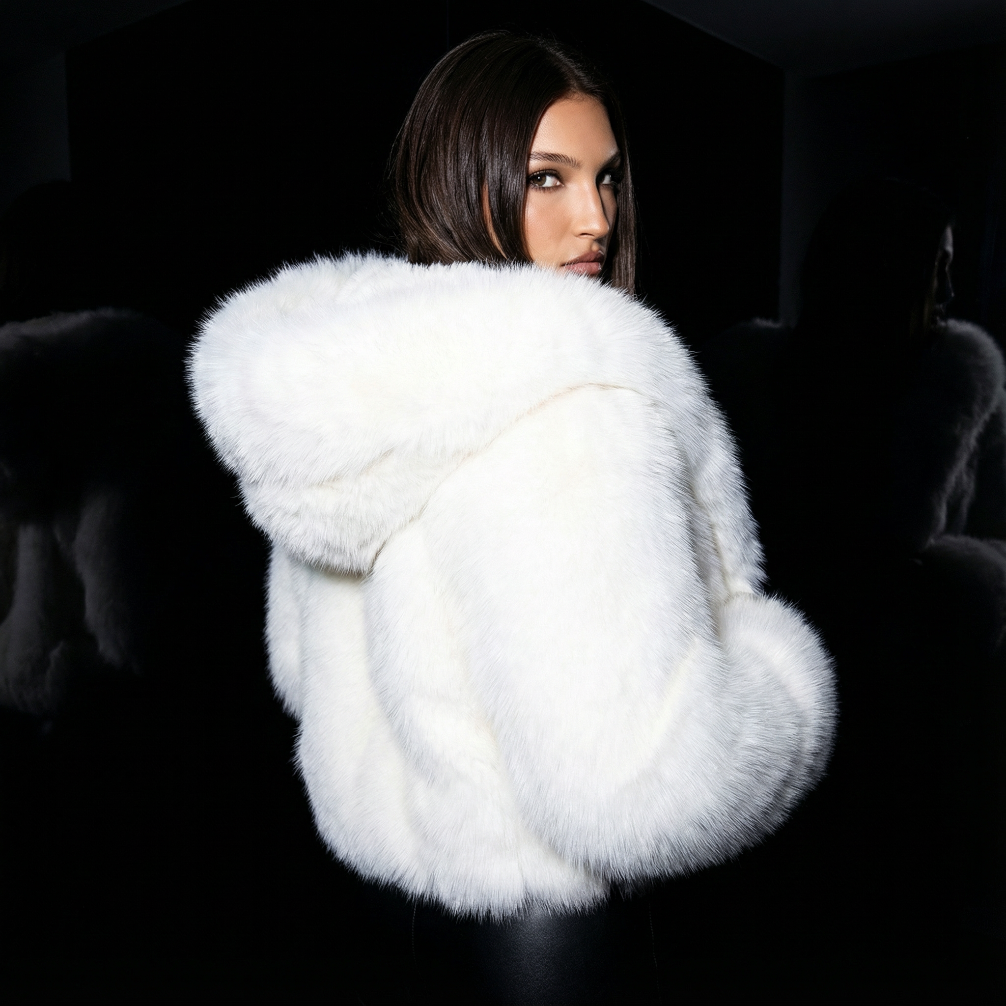 Volume Faux-Fur Jacket