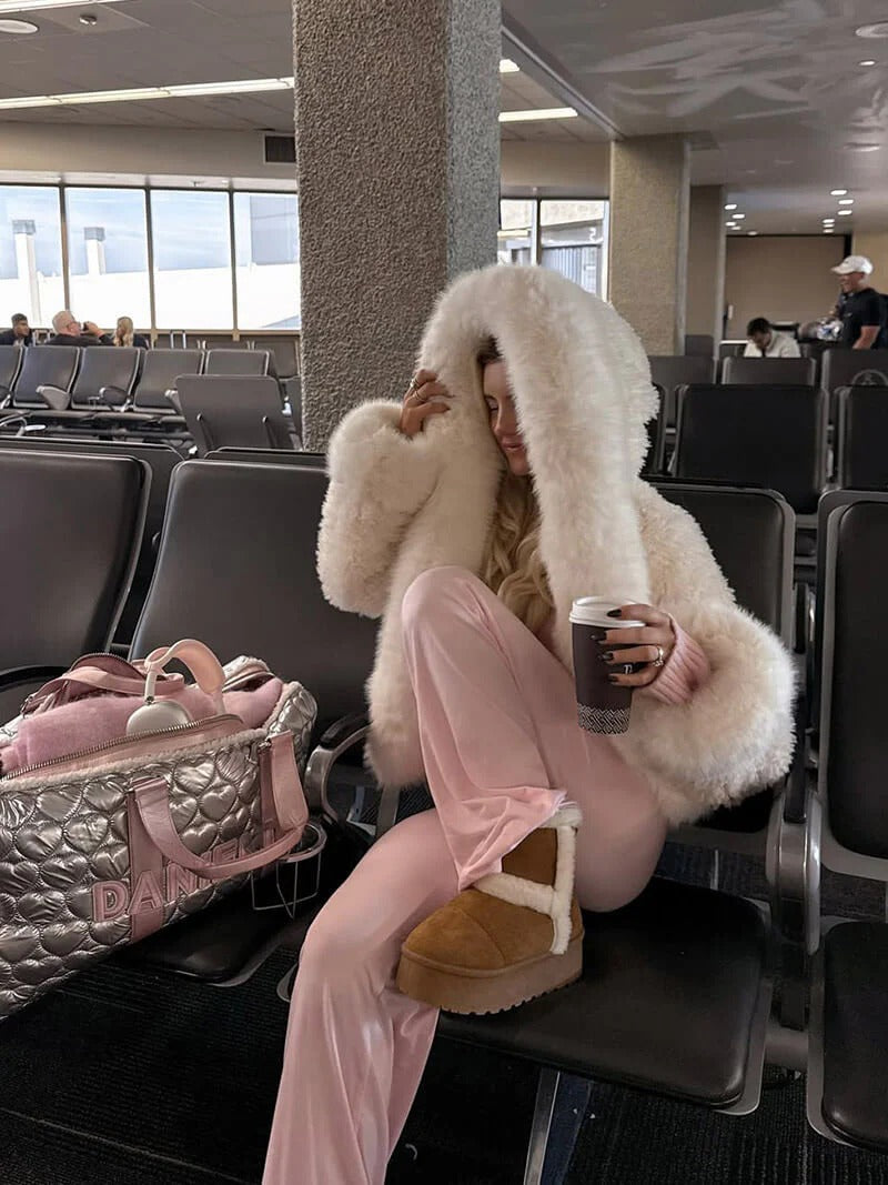 Volume Faux-Fur Jacket