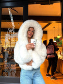 Volume Faux-Fur Jacket